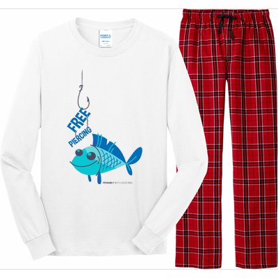 Funny Fish Free Piercing Long Sleeve Pajama Set