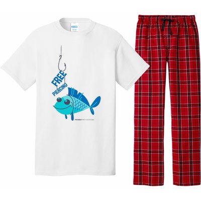 Funny Fish Free Piercing Pajama Set