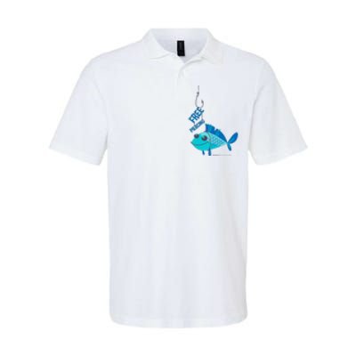 Funny Fish Free Piercing Softstyle Adult Sport Polo