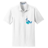 Funny Fish Free Piercing Dry Zone Grid Polo