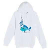 Funny Fish Free Piercing Premium Pullover Hoodie