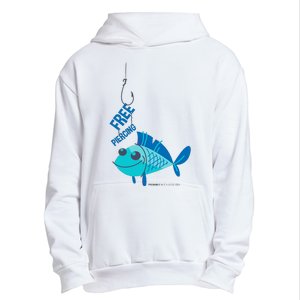 Funny Fish Free Piercing Urban Pullover Hoodie