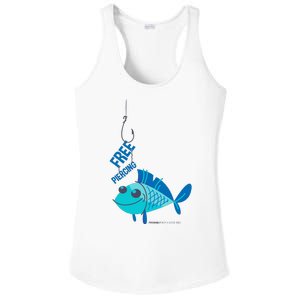 Funny Fish Free Piercing Ladies PosiCharge Competitor Racerback Tank