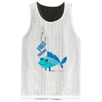 Funny Fish Free Piercing Mesh Reversible Basketball Jersey Tank