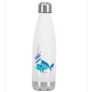 Funny Fish Free Piercing Stainless Steel Insulated Water Bottle