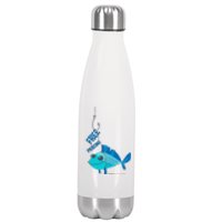 Funny Fish Free Piercing Stainless Steel Insulated Water Bottle