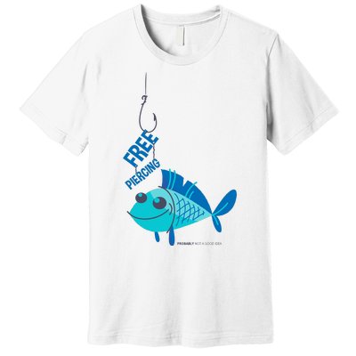 Funny Fish Free Piercing Premium T-Shirt