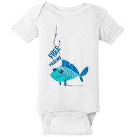 Funny Fish Free Piercing Baby Bodysuit