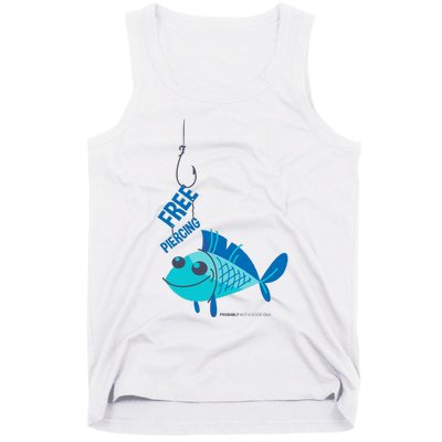 Funny Fish Free Piercing Tank Top