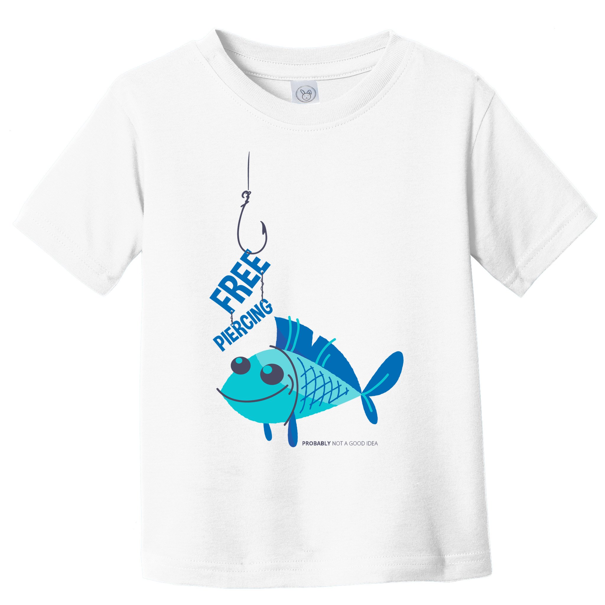 Funny Fish Free Piercing Toddler T-Shirt