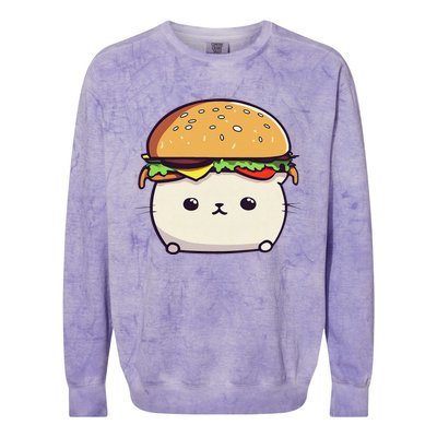 Furry Food Fusion Colorblast Crewneck Sweatshirt