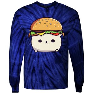 Furry Food Fusion Tie-Dye Long Sleeve Shirt