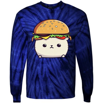 Furry Food Fusion Tie-Dye Long Sleeve Shirt