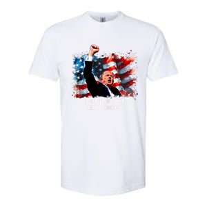 Fight Fight Fight Trump Trump Let Me Get My Shoes July 13 2024 Softstyle CVC T-Shirt