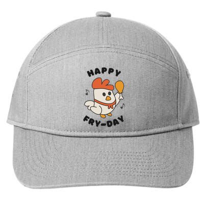 Funny Friday Fried Chicken 7-Panel Snapback Hat