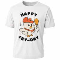 Funny Friday Fried Chicken Cooling Performance Crew T-Shirt
