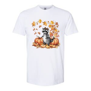 Feral Fall For Raccoon And Pumpkin Spice Lovers Softstyle CVC T-Shirt