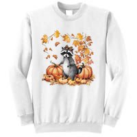 Feral Fall For Raccoon And Pumpkin Spice Lovers Sweatshirt