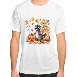 Feral Fall For Raccoon And Pumpkin Spice Lovers Adult ChromaSoft Performance T-Shirt