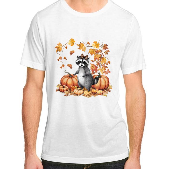 Feral Fall For Raccoon And Pumpkin Spice Lovers Adult ChromaSoft Performance T-Shirt