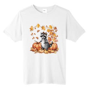 Feral Fall For Raccoon And Pumpkin Spice Lovers Tall Fusion ChromaSoft Performance T-Shirt