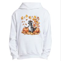 Feral Fall For Raccoon And Pumpkin Spice Lovers Urban Pullover Hoodie