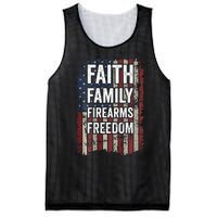 Faith Family Firearms & Freedom - Pro God Guns USA (ON BACK) Mesh Reversible Basketball Jersey Tank