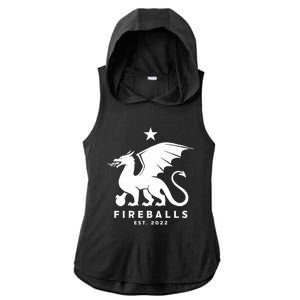 Fireballs Fc Ladies PosiCharge Tri-Blend Wicking Draft Hoodie Tank