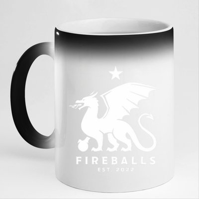 Fireballs Fc 11oz Black Color Changing Mug