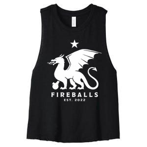 Fireballs Fc Women's Racerback Cropped Tank