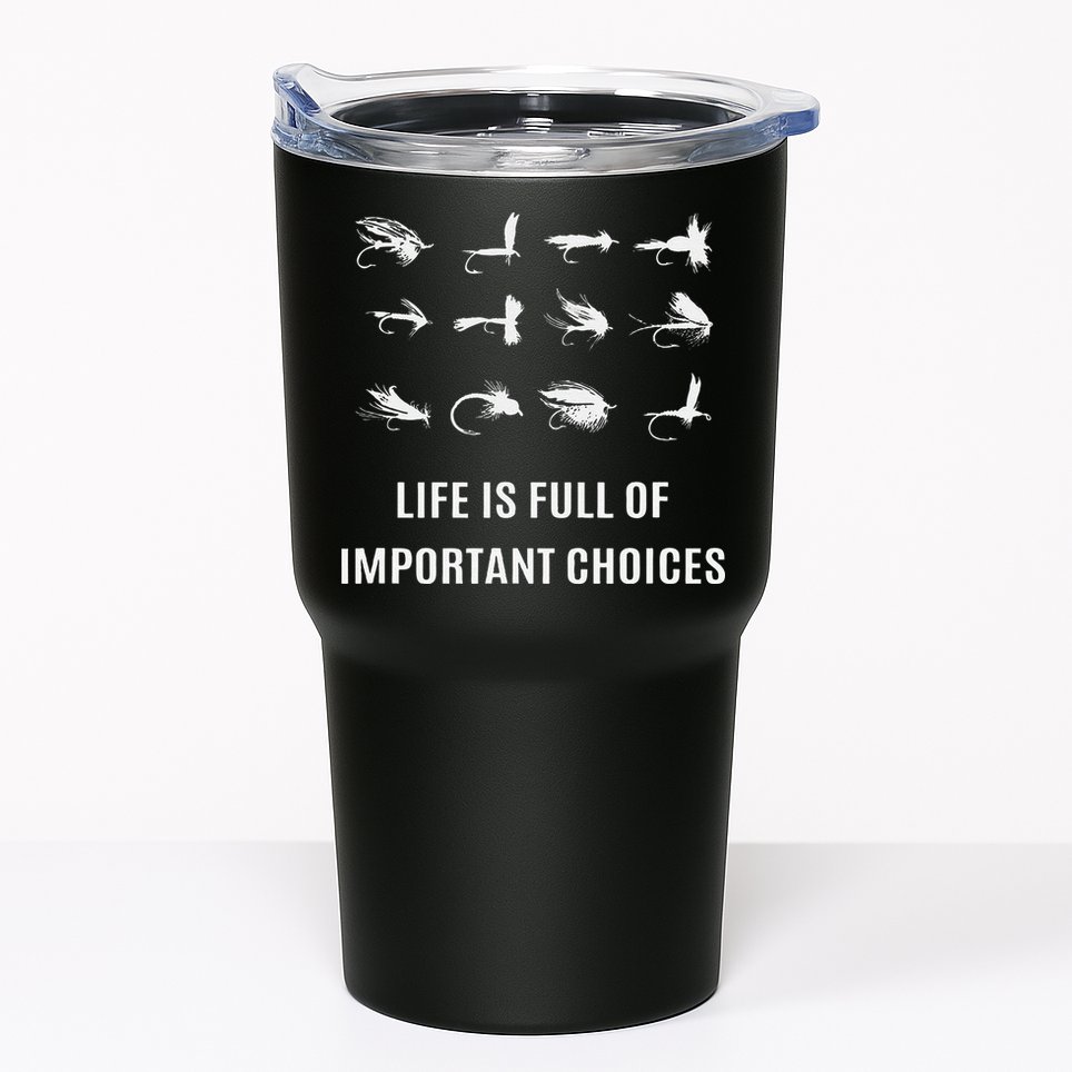 Fly Fishing Fisherman Gift Tumbler