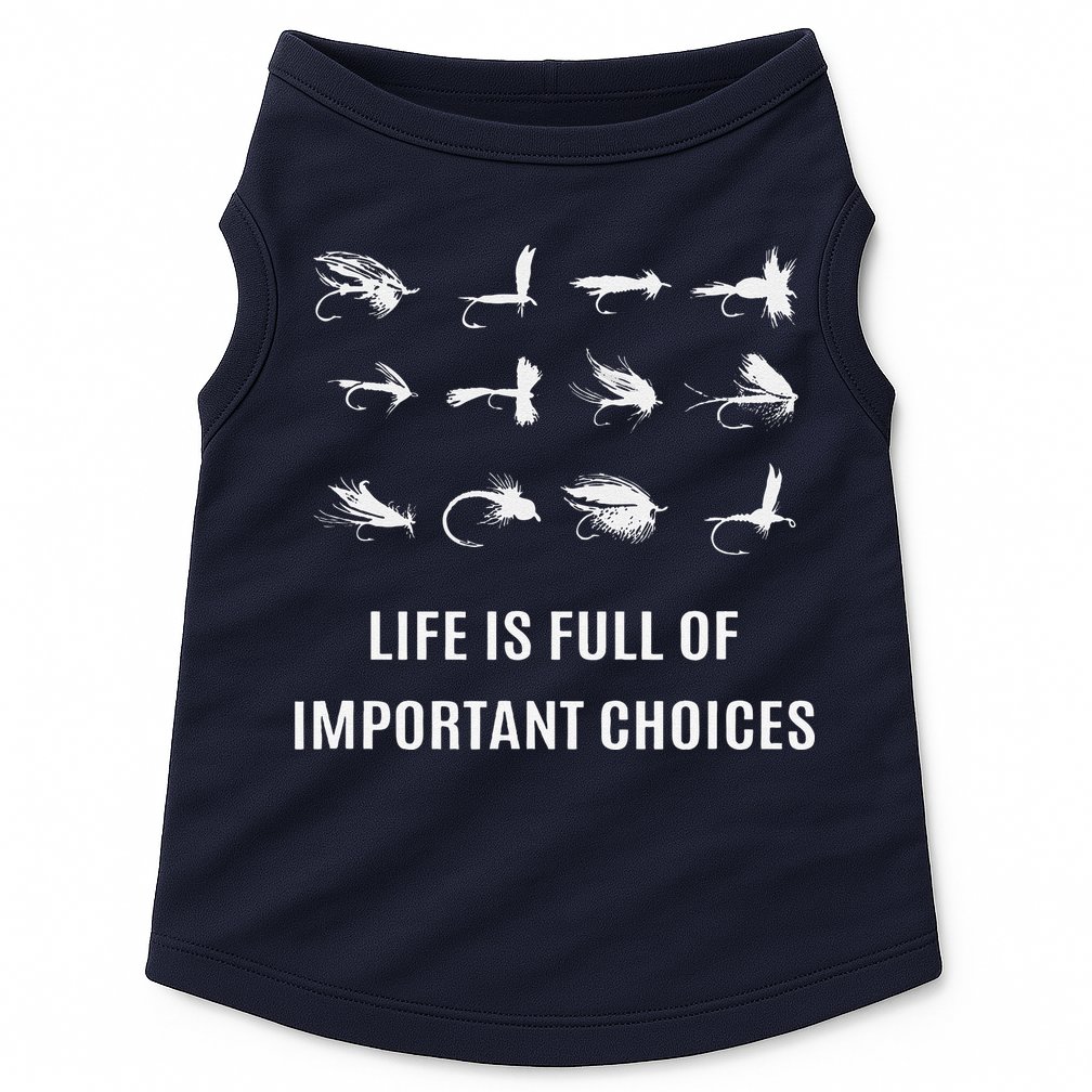 Fly Fishing Fisherman Gift Doggie Tank