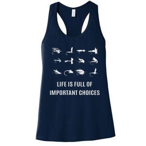 Fly Fishing Fisherman Gift Women's Racerback Tank