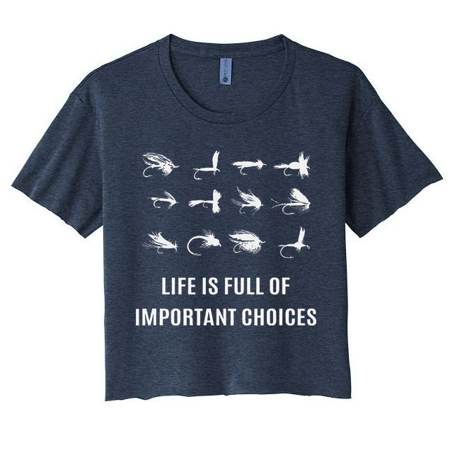 Fly Fishing Fisherman Gift Crop Top