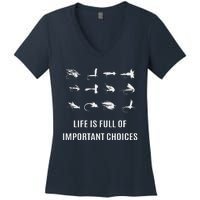 Fly Fishing Fisherman Gift Women's V-Neck T-Shirt