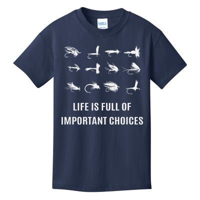 Fly Fishing Fisherman Gift Kids T-Shirt