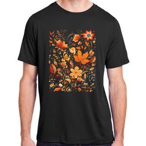 Fall Floral Fall Wildflowers Autumn Adult ChromaSoft Performance T-Shirt