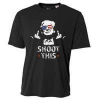 Fight Fight Fight Trump 2024 American Flag Shoot This Cooling Performance Crew T-Shirt