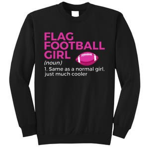 Funny Flag Football Girl Definition Sweatshirt