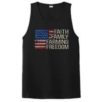 Faith Family Farming Freedom American Flag PosiCharge Competitor Tank