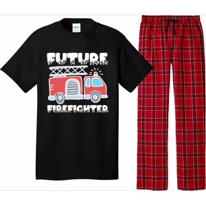 Future Firefighter Future Fire Firefighting Gift Pajama Set