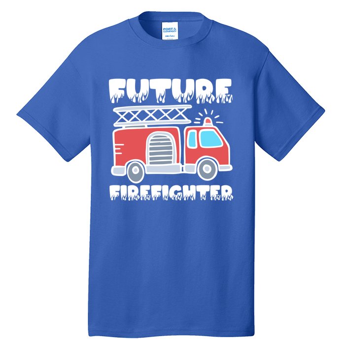 Future Firefighter Future Fire Firefighting Gift Tall T-Shirt