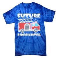 Future Firefighter Future Fire Firefighting Gift Tie-Dye T-Shirt