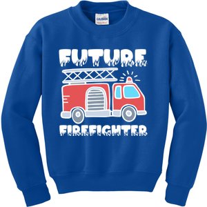 Future Firefighter Future Fire Firefighting Gift Kids Sweatshirt