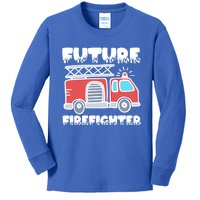 Future Firefighter Future Fire Firefighting Gift Kids Long Sleeve Shirt