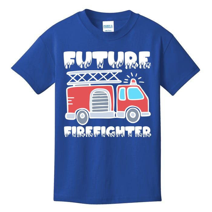 Future Firefighter Future Fire Firefighting Gift Kids T-Shirt