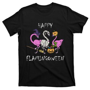 Flamingoween Funny Flamingo Halloween T-Shirt