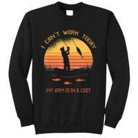 Funny Fishin Fisherman Arm Cast Fish Hunting Sweatshirt