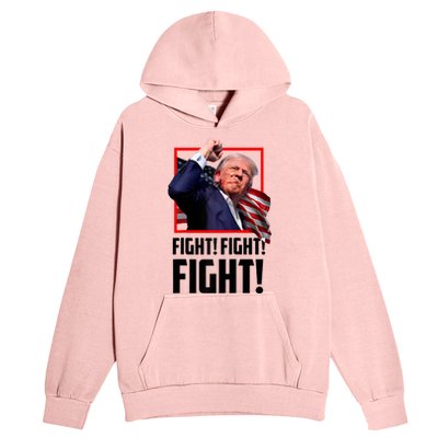 Fight! Fight! Fight! Donald Trump Political Election 2024 Urban Pullover Hoodie