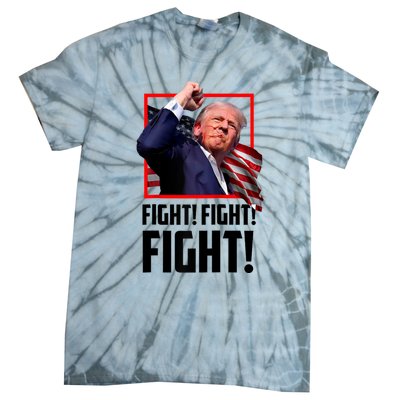 Fight! Fight! Fight! Donald Trump Political Election 2024 Tie-Dye T-Shirt